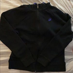 Ladies XL zip up ASICS hoodie